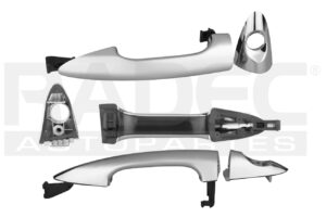 012-0902-47 MANIJA EXTERIOR DG ATTITUDE DELANTERA 12-14/HY ACCENT DELANTERA 12-14 4 PUERTAS CROMADA CON HOYO PARA LLAVE PLASTICO TW IZQ