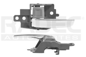 012-0902-55 MANIJA INTERIOR DG ATTITUDE 15-20 MT L200 16-19/MIRAGE 15-18/OUTLANDER 14-18 GRIS/CROMO PLASTICO DELANTERA/TRASERA IZQ