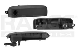 012-0916-80 MANIJA EXTERIOR DG RAM PROMASTER RAPID 17-20 CON HOYO PARA LLAVE CORRUGADA NEGRA DELANTERA DER