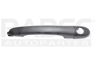 012-1102-14 MANIJA EXTERIOR FT PALIO 05-18/STRADA 05-14/MOBI 17-18 DG RAM 700 ADVENTURE 15-19 20/VISION 15-18 FT IDEA 10-16 CON HOYO PARA LLAVE CORRUGADA NEGRA PLASTICO DELANTERA DER/IZQ