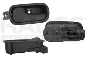 012-1109-05 MANIJA INTERIOR FT UNO 10-14 CORRUGADA NEGRA DELANTERA/TRASERA IZQ