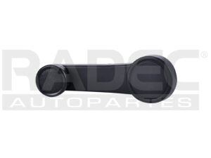 012-1205-02 MANIJA ELEVADOR FD COURIER 01-12/FIESTA 98-08/KA 01-08/IKON 01-08/FOCUS 00-11/ECOSPORT 04-08/FIGO 16-17 REMAHCE DE METAL REFUERZO ZINC PLASTICO NEGRO BASE DE ZINC