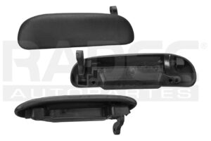012-1205-09 MANIJA EXTERIOR FD COURIER 01-12 REFORZADA CORRUGADA NEGRA PLASTICO DELANTERA IZQ