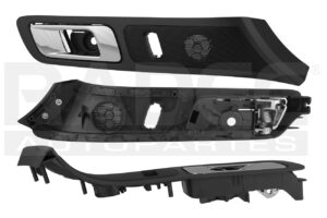 012-1214-54 MANIJA INTERIOR FD EXPLORER BASE 11-16 CON HOYO PARA SEGURO NEGRA/CROMO PLASTICO DELANTERA DER