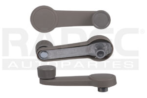 012-1217-13 MANIJA ELEVADOR FD FSTA 98-08/KA 01-08/ IKON 01-15/FOCUS 00-11/ ECOSPORT 04-12/COURIER 01-12/FIGO 16-18 REMACHE DE METAL REFUERZO ZINC PLASTICO BEIGE TW