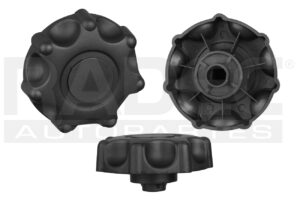 012-1217-28 MANIJA INTERIOR FD FIESTA 03-07 NEGRA PLASTICO PERILLA PARA RECLINAR ASIENTO DER/IZQ