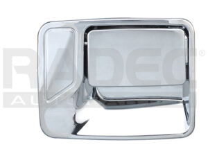 012-1232-18 MANIJA EXTERIOR FD SUPER DUTY/EXCURSION/F-250/F-350/F-450/F-550 DELANTERA/TRASERA 99-14 CROMADA S/HOYO DER