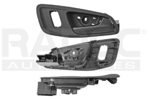 012-1245-16 MANIJA INTERIOR FD TRANSITT CONNECT 14-20 CON HOYO CORRUGADA NEGRA PLASTICO DELANTERA DER