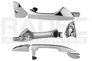 012-1301-D2 MANIJA EXTERIOR HD ACCORD DELANTERA 08-12 4 PUERTAS CROMADA CON HOYO PARA LLAVE PLASTICO TW DER