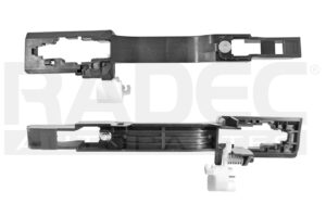 012-1301-F2 MANIJA EXTERIOR HD ACCORD 08-12 SOLO BASE NEGRA PLASTICO DELANTERA/TRASERA DER