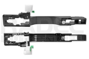 012-1301-F3 MANIJA EXTERIOR HD ACCORD 08-12 SOLO BASE NEGRA PLASTICO DELANTERA/TRASERA IZQ