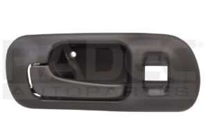 012-1302-65 MANIJA INTERIOR HD CIVIC 4P SEDAN 96-00 CON HOYO PARA SEGURO NEGRO PLASTICO DELANTERA IZQ