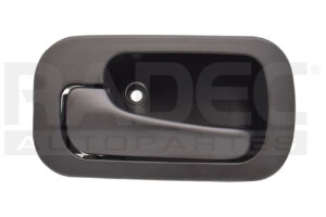 012-1302-67 MANIJA INTERIOR HD CIVIC 4P SEDAN 92-95 SIN HOYO PARA SEGURO NEGRO PLASTICO DELANTERA/TRASERA IZQ