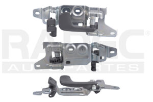 012-1302-76 MANIJA INTERIOR HD CIVIC 2P COUPE 92-95 GRIS ZINC CON PLASTICO DELANTERA DER