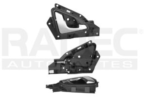 012-1305-26 MANIJA INTERIOR HD ODYSSEY 05-10 NEGRA/CROMO PLASTICO DELANTERA DER