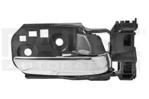 012-1307-18 MANIJA INTERIOR HD PILOT 16-18 CROMADA/NEGRA PLASTICO DELANTERA/TRASERA DER