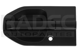 012-1309-05 MANIJA EXTERIOR HD ELEMENT DELANTERA 03-11 5 PUERTAS NEGRA CON HOYO PARA LLAVE LISA PARA PINTAR PLASTICO TW IZQ