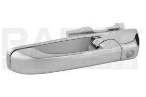 012-1603-05 MANIJA EXTERIOR JP COMMANDER DELANTERA 06-10/JP GRAND CHEROKEE DELANTERA 05-10 5 PUERTAS CROMADA CON HOYO PARA LLAVE PLASTICO TW IZQ
