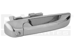 012-1605-88 MANIJA EXTERIOR JP GRAND CHEROKEE DELANTERA 05-10/JP COMMANDER DELANTERA 06-10 5 PUERTAS CROMADA CON HOYO PARA LLAVE PLASTICO TW DER