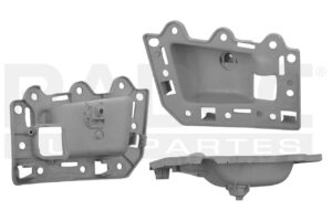 012-1605-96 MANIJA INTERIOR JP GRAND CHEROKEE LAREDO 05-10 SOLO BASE GRIS PLASTICO DELANTERA DER