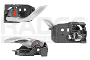 012-1901-27 MANIJA INTERIOR MZ 3/6 14-18/CX5 13-17 NEGRO/PLATA PLASTICO DELANTERA/TRASERA IZQ