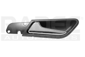 012-2001-03 MANIJA INTERIOR MC CLASE A W169/CLASE B W245 05-11 CROMADA/NEGRA PLASTICO DELANTERA IZQ