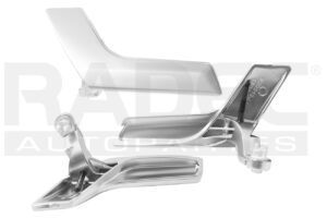 012-2003-07 MANIJA INTERIOR MC CLASE E W212 10-16 PLATA PLASTICO SOLO REPUESTO DELANTERA/TRASERA IZQ
