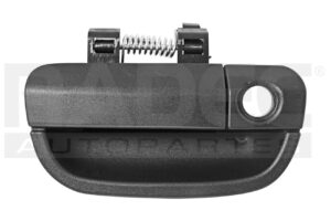 012-2021-03 MANIJA EXTERIOR MC VITO/VIANO 04-14 CON HOYO PARA LLAVE CORRUGADA NEGRA PLASTICO 5A PUERTA