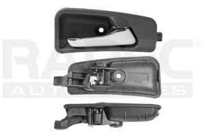 012-2034-00 MANIJA INTERIOR MC CLASE G 02-17 NEGRA/CROMO ZINC CON PLASTICO DELANTERA/TRASERA DER