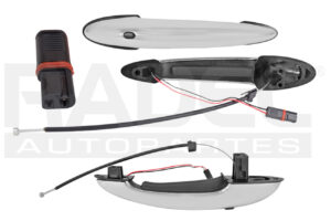 012-2101-02 MANIJA EXTERIOR MN COOPER 02-08 SIN HOYO PARA LLAVE CON SENSOR CROMADA PLASTICO DELANTERA DER