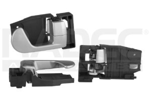 012-2202-18 MANIJA INTERIOR MT ENDEAVOR 04-06/GALANT 04-12 PLATA PLASTICO DELANTERA/TRASERA DER
