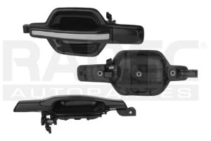 012-2207-09 MANIJA EXTERIOR MT MONTERO LIMITED TRASERA 04-08 5 PUERTAS NEGRA/CROMO LISA PARA PINTAR PLASTICO TW IZQ
