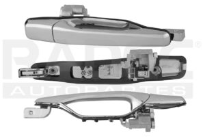 012-2208-10 MANIJA EXTERIOR MT OUTLANDER TRASERA 03-06/MT LANCER TRASERA 03-07 4 PUERTAS CROMADA PLASTICO TW DER