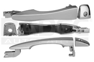 012-2313-21 MANIJA EXTERIOR NS PATHFINDER DELANTERA 13-17/NS ALTIMA DELANTERA 13-17 4 PUERTAS CROMADA CON HOYO PARA LLAVE SIN SENSOR PLASTICO TW IZQ