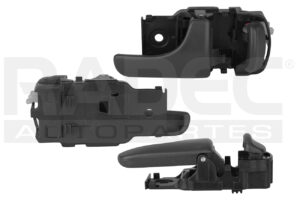 012-2315-16 MANIJA INTERIOR NS QUEST 93-98 NEGRA PLASTICO DELANTERA DER