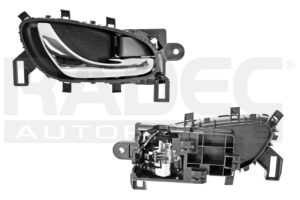 012-2316-58 MANIJA INTERIOR NS SENTRA 13-19/XTRAIL 15-20/FRONTIER/NP300 16-20 NEGRA/CROMO DELANTERA/TRASERA DER