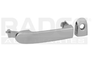 012-2318-19 MANIJA EXTERIOR NS TIIDA DELANTERA 07-17 4 Y 5 PUERTAS CROMADA CON HOYO PARA LLAVE PLASTICO TW IZQ