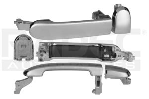 012-2318-21 MANIJA EXTERIOR NS TIIDA TRASERA 07-17 4 Y 5 PUERTAS CROMADA PLASTICO TW IZQ