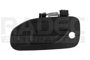 012-2322-25 MANIJA EXTERIOR NS URVAN DELANTERA 14-18 5 PUERTAS NEGRA CON HOYO PARA LLAVE CORRUGADA PLASTICO TW IZQ