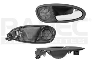 012-2705-04 MANIJA INTERIOR ST LEON 06-12/TOLEDO 06-09 NEGRA/CROMO PLASTICO DELANTERA DER