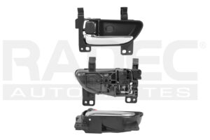 012-2801-05 MANIJA INTERIOR SB FORESTER 09-18/IMPREZA WRX 09-14/SEDAN/WAGON 12-16/LEGACY 10-14/BRZ 13-20/CROSSTREK XV 13-15/WRX 15-20/XV 14-16 NEGRA/CROMO PLASTICO DELANTERA/TRASERA IZQ
