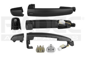 012-2903-16 MANIJA EXTERIOR SZ SWIFT DELANTERA 07-16/SZ SX4 DELANTERA 06-12/SZ GRAND VITARA DELANTERA 06-17 5 PUERTAS NEGRA SIN HOYO PARA LLAVE CON SENSOR LISA PARA PINTAR PLASTICO TW DER
