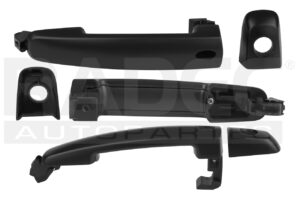 012-2905-01 MANIJA EXTERIOR SZ SX4 DELANTERA 06-12/SZ GRAND VITARA DELANTERA 06-17/SZ SWIFT DELANTERA 07-16 5 PUERTAS NEGRA CON HOYO PARA LLAVE CON HOYO PARA SENSOR LISA PARA PINTAR PLASTICO T