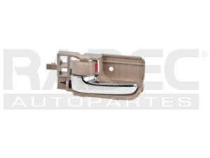 012-3004-49 MANIJA INTERIOR TY COROLLA/MATRIX DELANTERA/TRASERA 03-08/HILUX/TACOMA 05-12/HIACE 06-12 CAFE C/CROMO IZQ