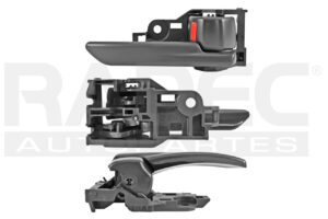 012-3005-30 MANIJA INTERIOR TY HIACE 20-21 CORRUGADA NEGRA PLASTICO DELANTERA DER