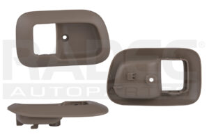 012-3012-32 MANIJA INTERIOR TY SIENNA 98-03 SOLO BISEL BEIGE PLASTICO DELANTERA DER