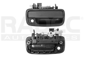 012-3015-40 MANIJA EXTERIOR TY TACOMA 95-04 CON HOYO PARA LLAVE CORRUGADA NEGRA METAL DELANTERA DER