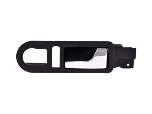 012-3102-02 MANIJA INTERIOR VW BEETLE DELANTERA 98-11 NEGRO/CROMO C/HOYO P/SEGURO Y CONTROL ESPEJO DER