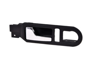 012-3102-03 MANIJA INTERIOR VW BEETLE DELANTERA 98-11 NEGRO/CROMO C/HOYO P/SEGURO Y CONTROL ESPEJO IZQ