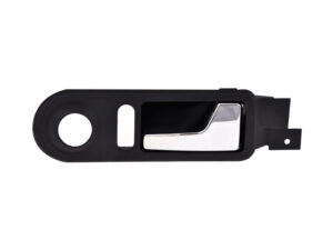 012-3111-10 MANIJA INTERIOR VW GOLF DELANTERA 00-06 /JETTA DELANTERA 99-12 NEGRO/CROMO C/HOYO P/SEGURO Y CONTROL ESPEJO DER